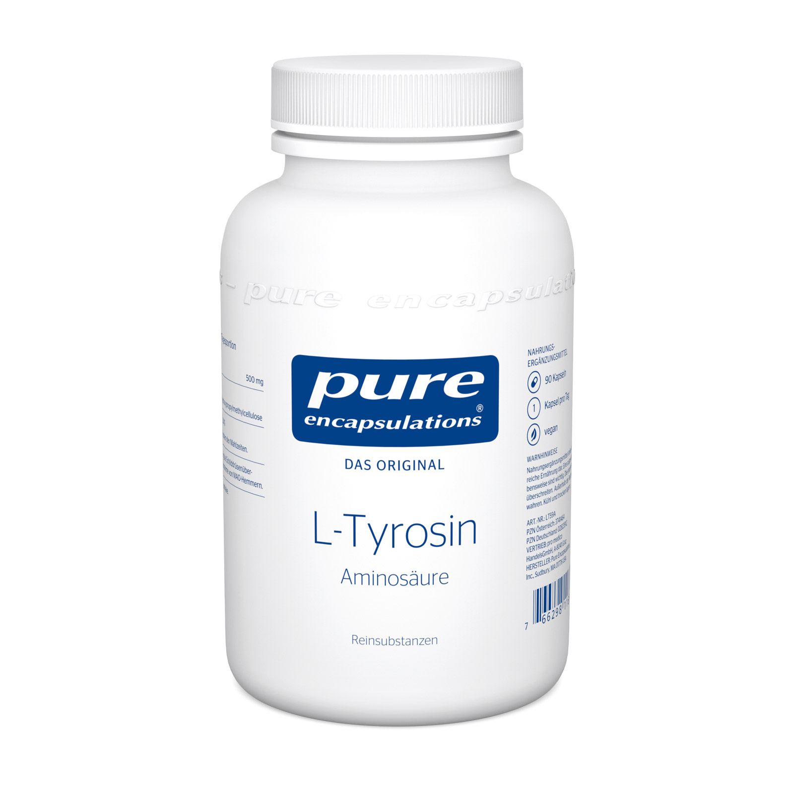Pure Encapsulations L-Tyrosin 90 Stk.