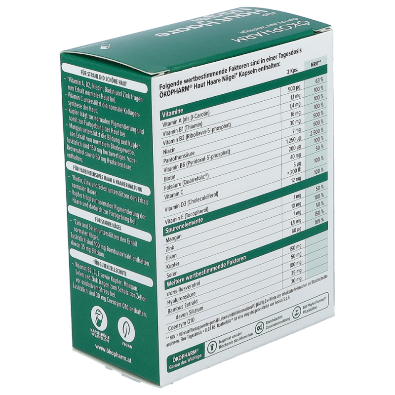 Ökopharm Haut Haare Nägel Kapseln