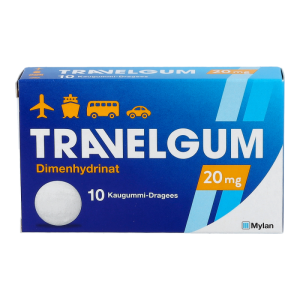 Travelgum 20 mg – Kaugummi-Dragees