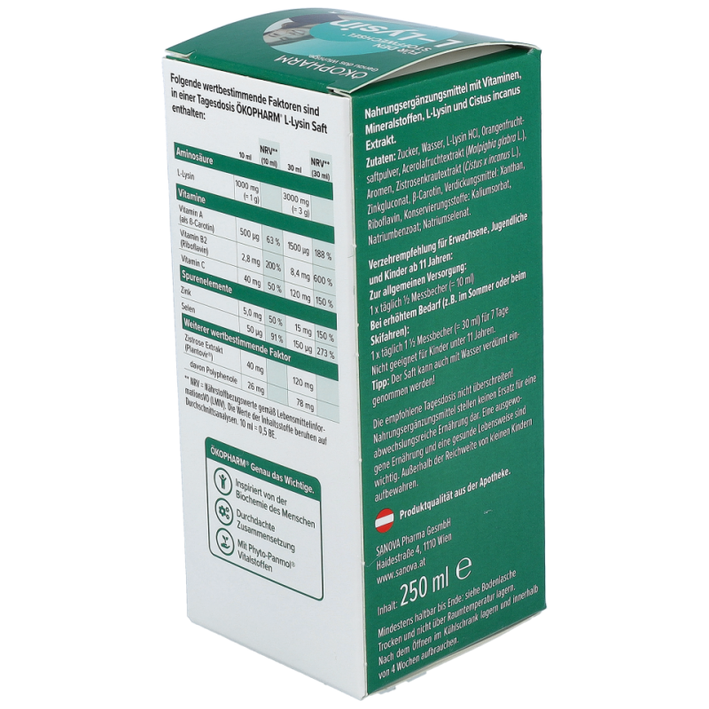 Ökopharm L-Lysin Saft
