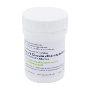 Schüßler Nr. 21 Zincum chloratum D12 Kautabletten 100 g