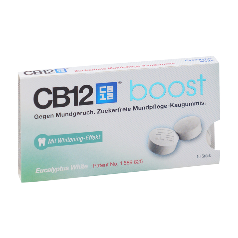 CB12 Boost Kaugummi Eucalyptus White 10 Stk.