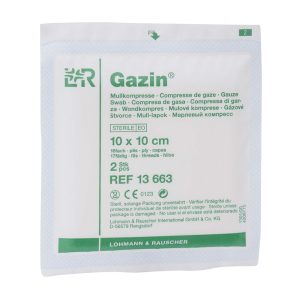 Gazin Mullkompresse steril 2 Stk. 16-fach 10 x 10 cm