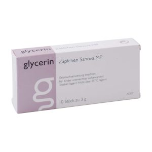 Glycerin Zäpfchen Sanova MP 10 Stk. 3 g