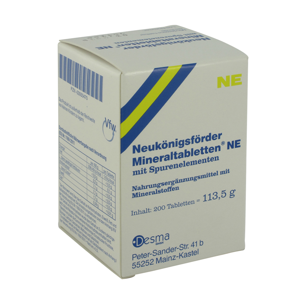 Gall Pharma Neukönigsförder Mineraltabletten 200 Stk.