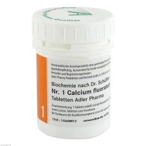 Adler Pharma Schüßler Tabletten Nr. 1 Calcium Fluoratum D 12 100 g