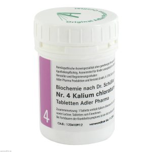 Adler Pharma Schüßler Tabletten Nr. 4 Kalium Chloratum D 6 100 g