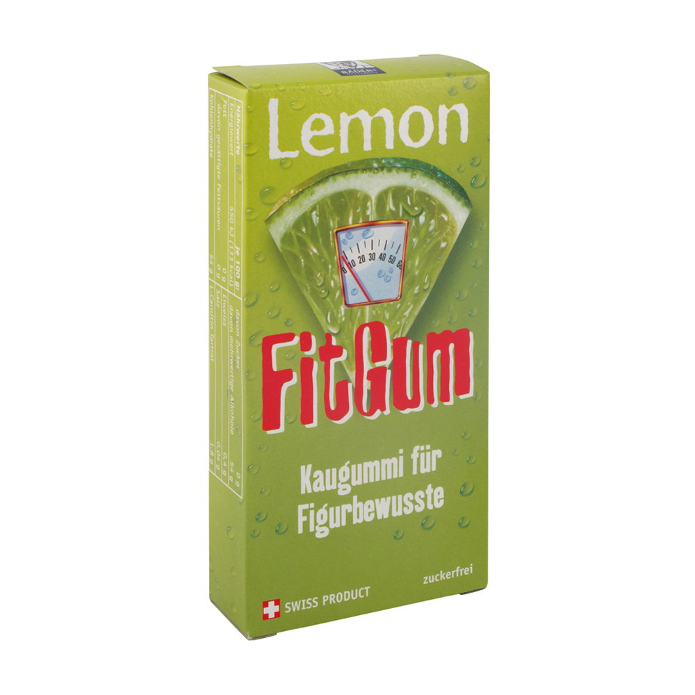 Lemon Fitgum Kaugummi Baders