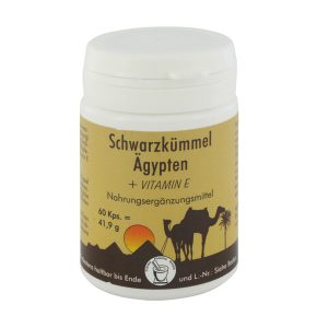 Canea Ägyptisches Schwarzkümmel Öl Kapseln + Vitamin E 60 Stk.