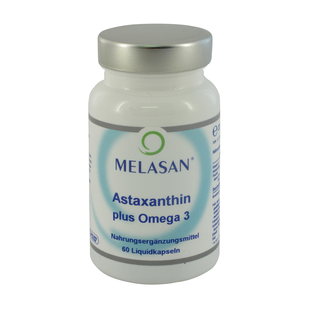 Melasan Astaxanthin Plus Omega 3 Liquidkapseln 60 Stk.
