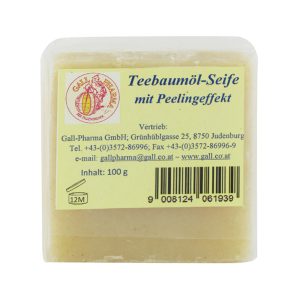 Seife Teebaumöl + Peeling Gall Pharma 100 g