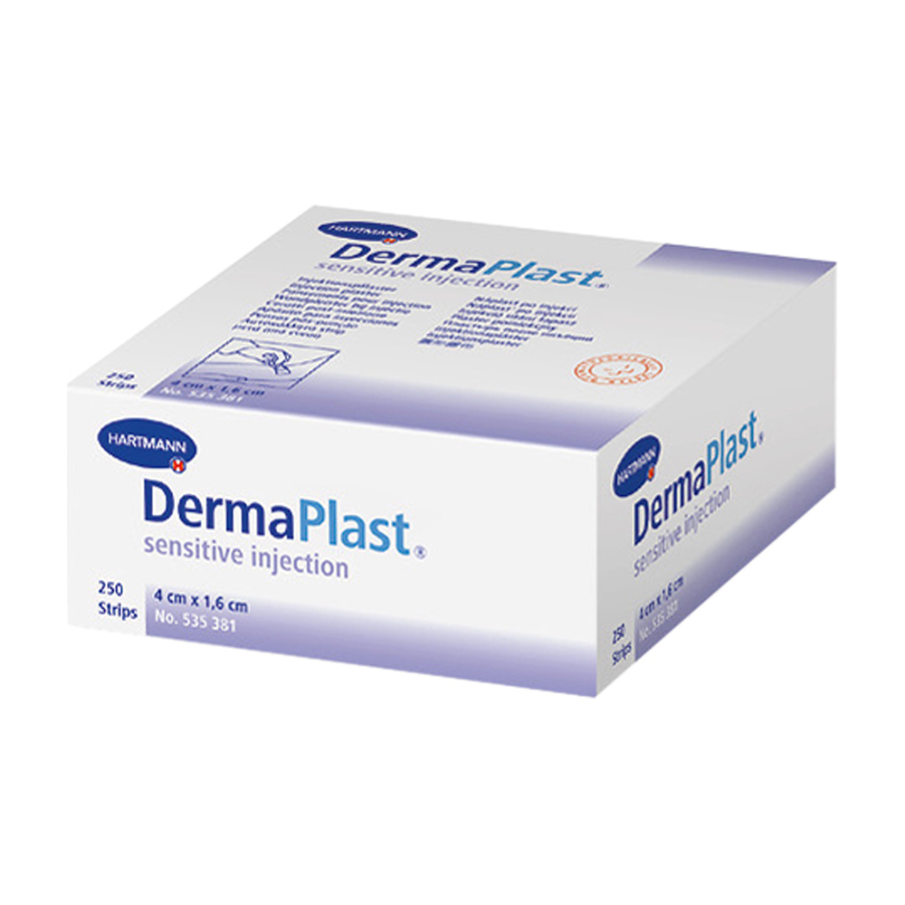Injektionspflaster Dermaplast 4 x 1,6 cm 250 Stk.