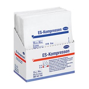 Mullkompresse ES steril 8-fach 10 Stk. 5 x 2 10 x 10 cm