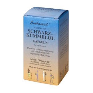Embamed Schwarzkümmel Öl 500 mg Kapseln 120 Stk.