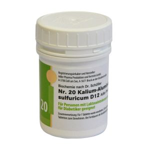 Schüßler Adler Nr 20 D 12 Tabletten 1000 g