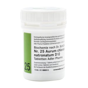 Adler Pharma Schüßler Nr. 25 Aurum Chloratum Natronatum 1 kg D 12