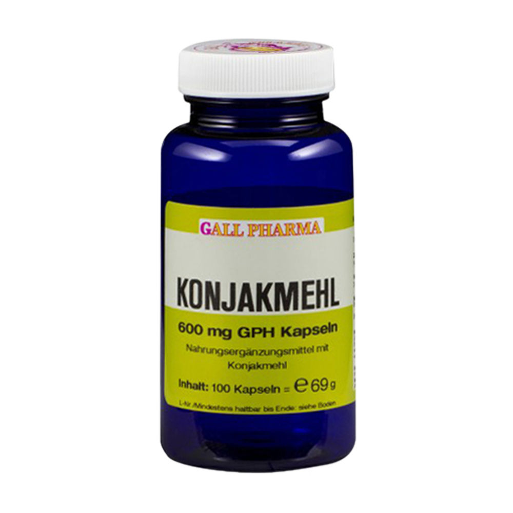 Konjakmehl 600mg Kapseln