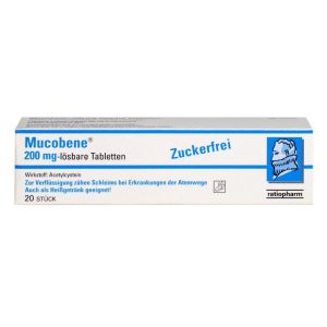 Mucobene 200 mg lösbare Tabletten 20 Stk.