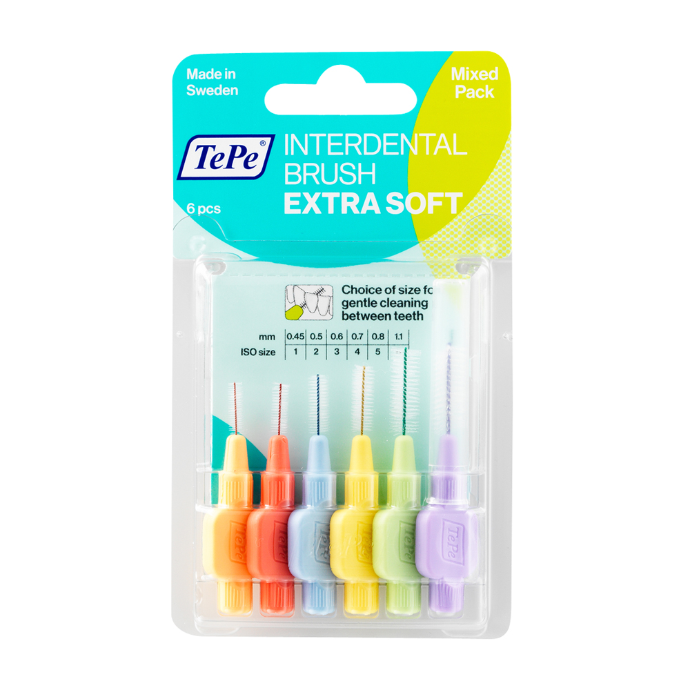 TePe Interdentalbürste X-weich 6 Stk. Gemischt