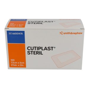 Cutiplast Wundverband steril 100 Stk. 5 x 7,2 cm