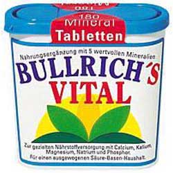 Bullrichs Säure-Basen-Balance Tabletten Pur (vormals Vital Basentabletten) 180 Stk.