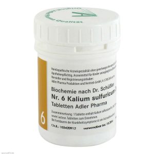 Adler Pharma Schüßler Tabletten Nr. 6 Kalium Sulfuricum D 6 100 g