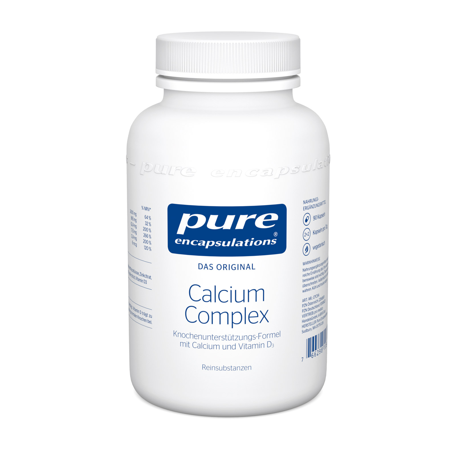 Pure Encapsulations Calcium Complex 90 Stk.