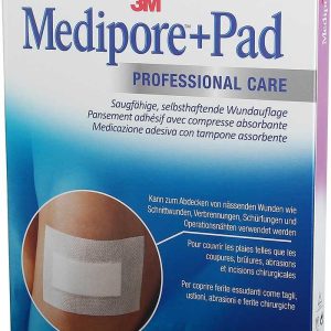 3M Medipore + Pad 5 Stk. 10 x 10 cm