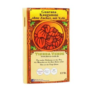 Tierra Verde Guarana Kaugummi 12 Stk.