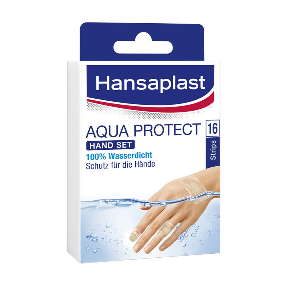 Hansaplast Aqua Protect Hand Set 16 Stk.