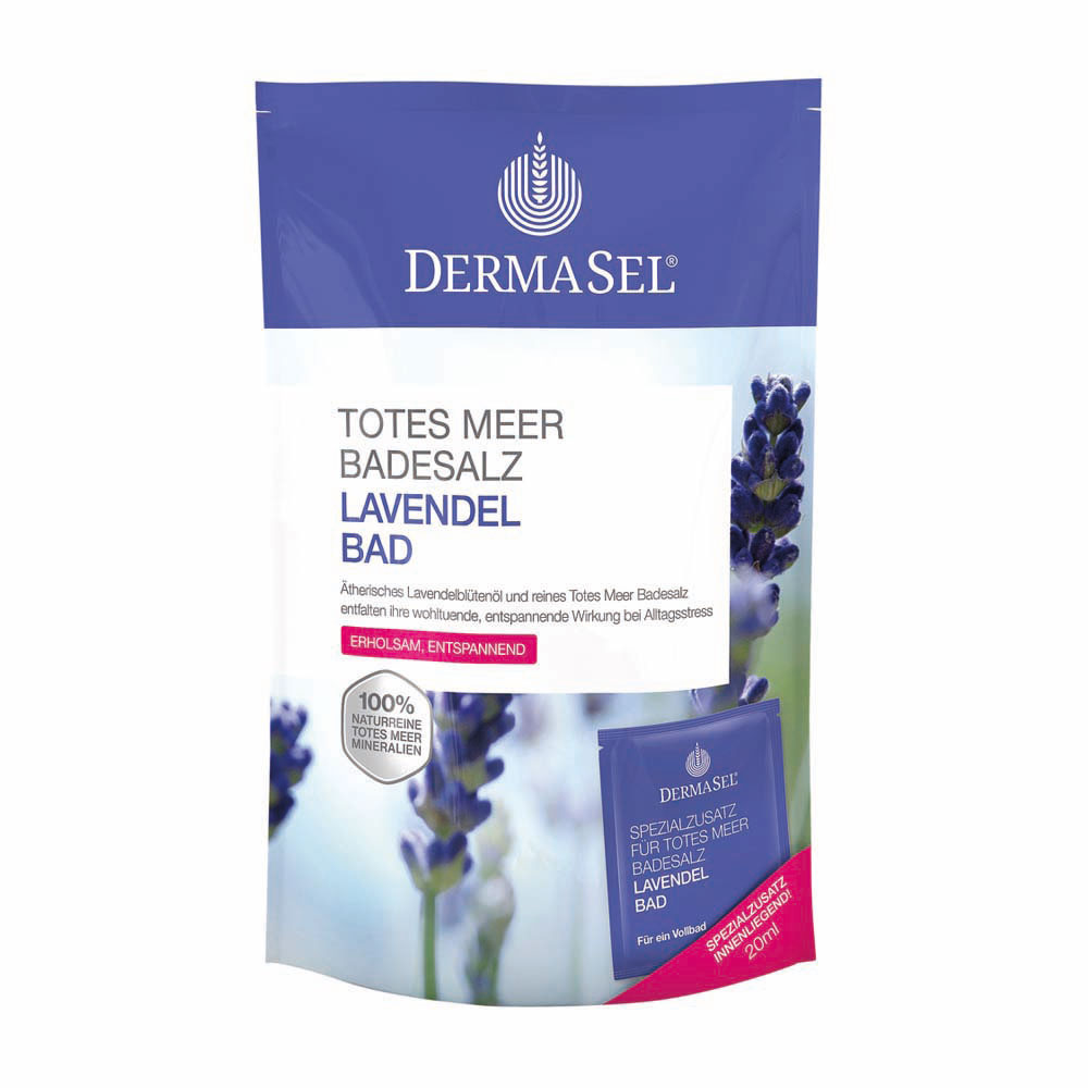 Dermasel med Totes Meer Badesalz Lavendel 400 g