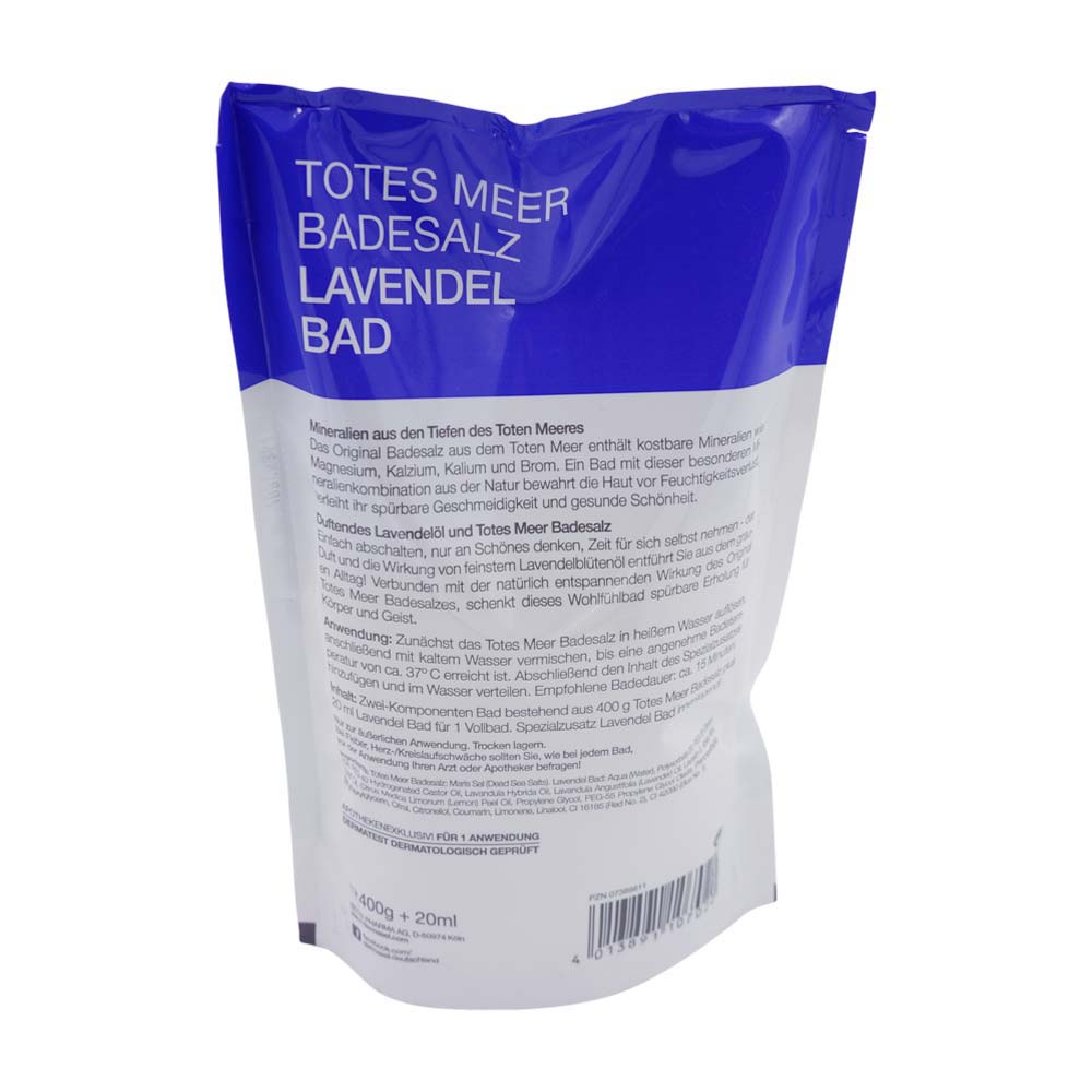 Dermasel med Totes Meer Badesalz Lavendel 400 g