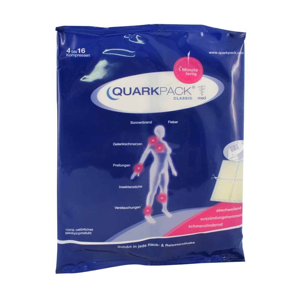 Quarkpack Topfenkühlkompresse S 4 Stk.