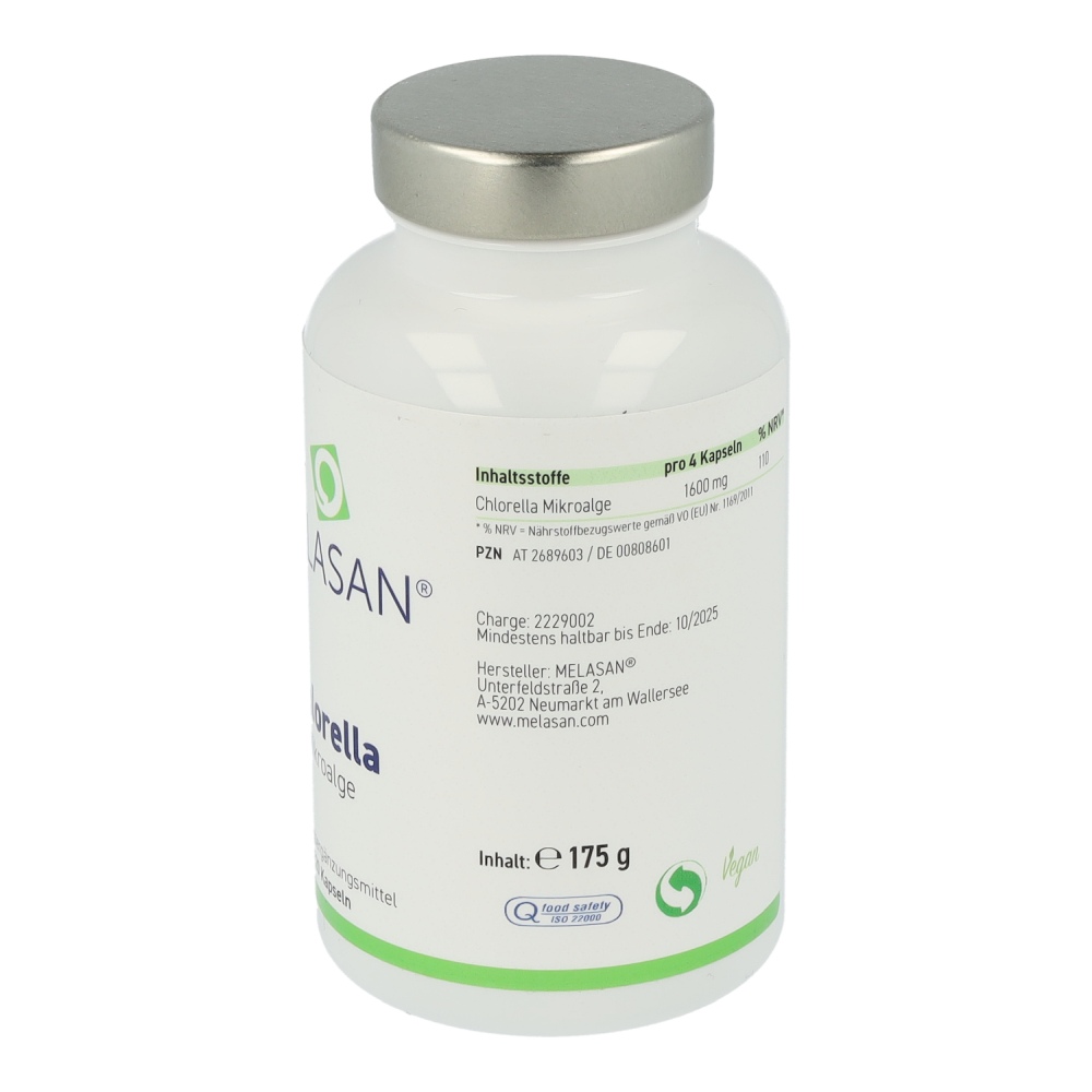 Melasan Chlorella Kapseln 120 Stk.