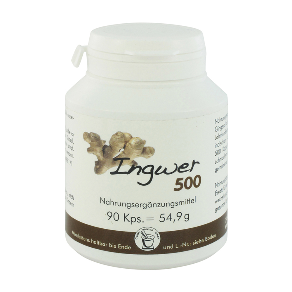 Ingwer Kapseln 500 mg 90 Stk.