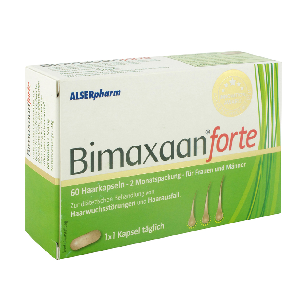 Bimaxaan forte Haarkapseln 3 Monats-Packung 60 Stk.
