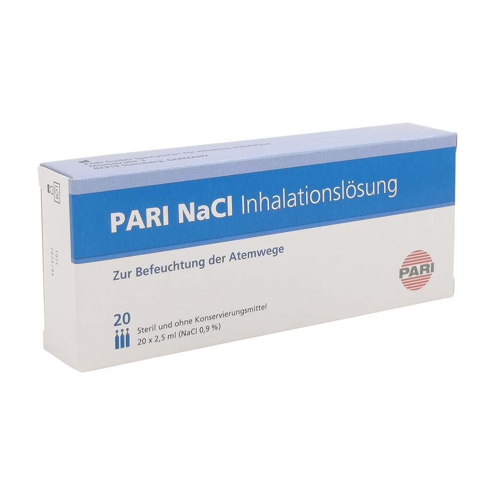 PARI NaCl 0,9% Inhalationslösung 20 x 2,5 ml