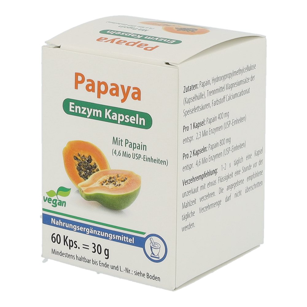 Papaya Enzym Kapseln 60 Stk.