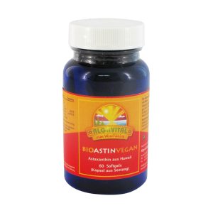 Algavital Bioastin Vegan Softgels Astaxanthin 60 Stk.