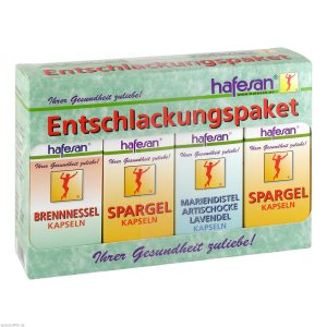 Hafesan Entschlackungspaket Kapseln 4 Pkg.