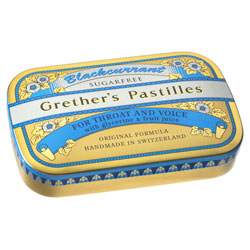 Grethers Pastillen Blackcurrant zuckerfrei 60 g
