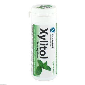 miradent Xylitol Chewing Gum 30 Stk. Spearmint