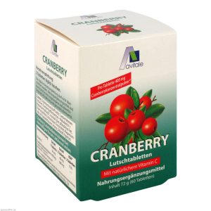 Avitale Cranberry Lutschtabletten + Vitamin C 60 Stk.
