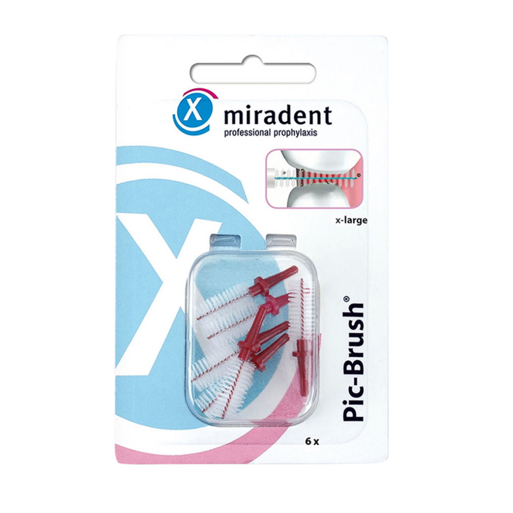 Miradent Pic-Brush Ersatzbürsten XL 6 Stk.