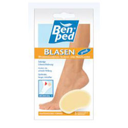Benped 3 Mittlere + 3 Kleine Blasenpflaster 6 Stk.