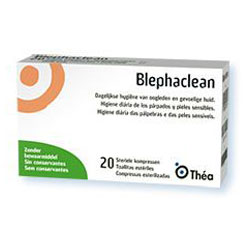 Blephaclean Pflege Tücher steril 20 Stk.