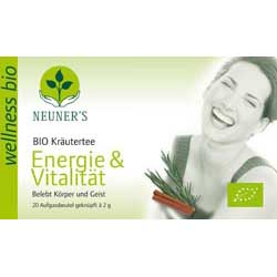 Neuner’s Bio Wellness Tee Energie & Vitalität 20 Btl.