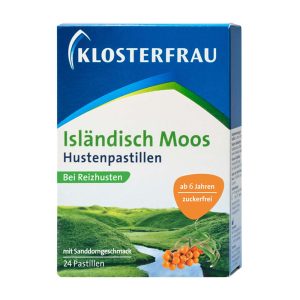 Klosterfrau Isländisch Moos Hustenpastillen 24 Stk.