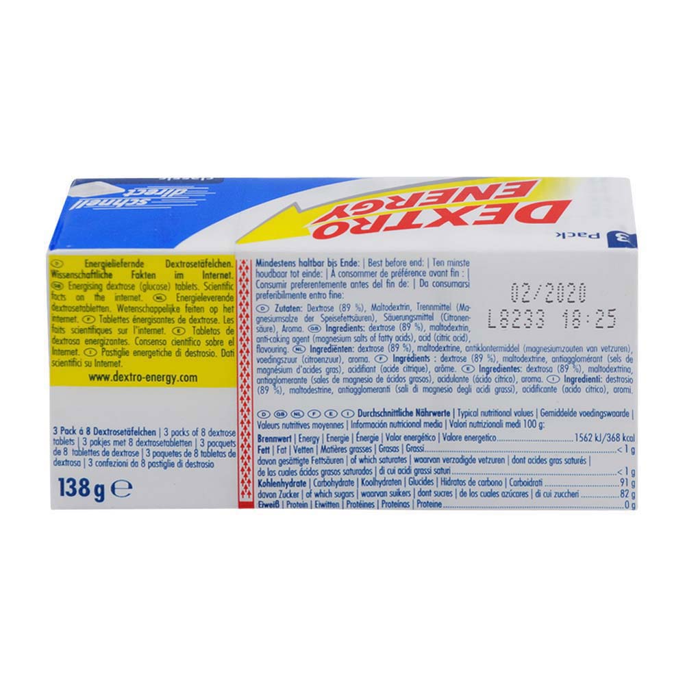 Dextro Energy 3er Würfel 138 g Neutral