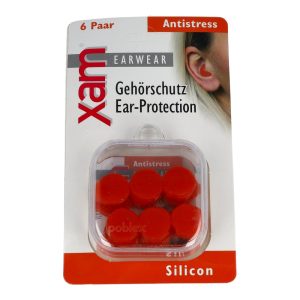 XAM Earwear Ohrschutz Silikon orange 12 Stk.